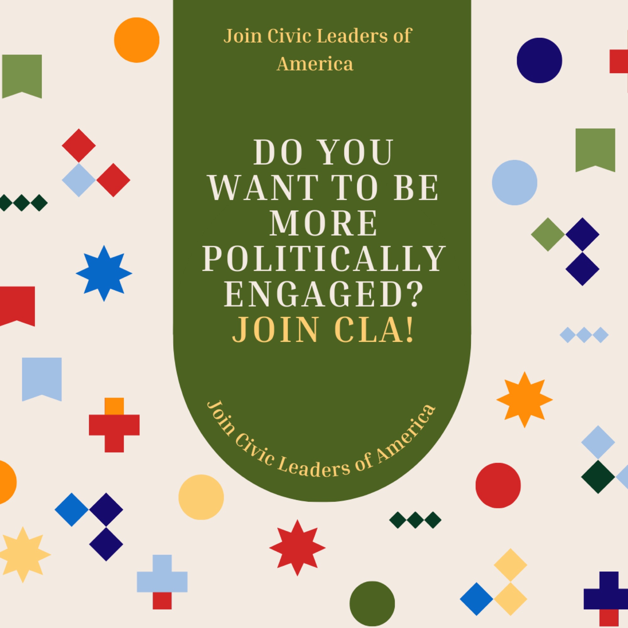 “Do you want to be more politically engaged?” membership post.
