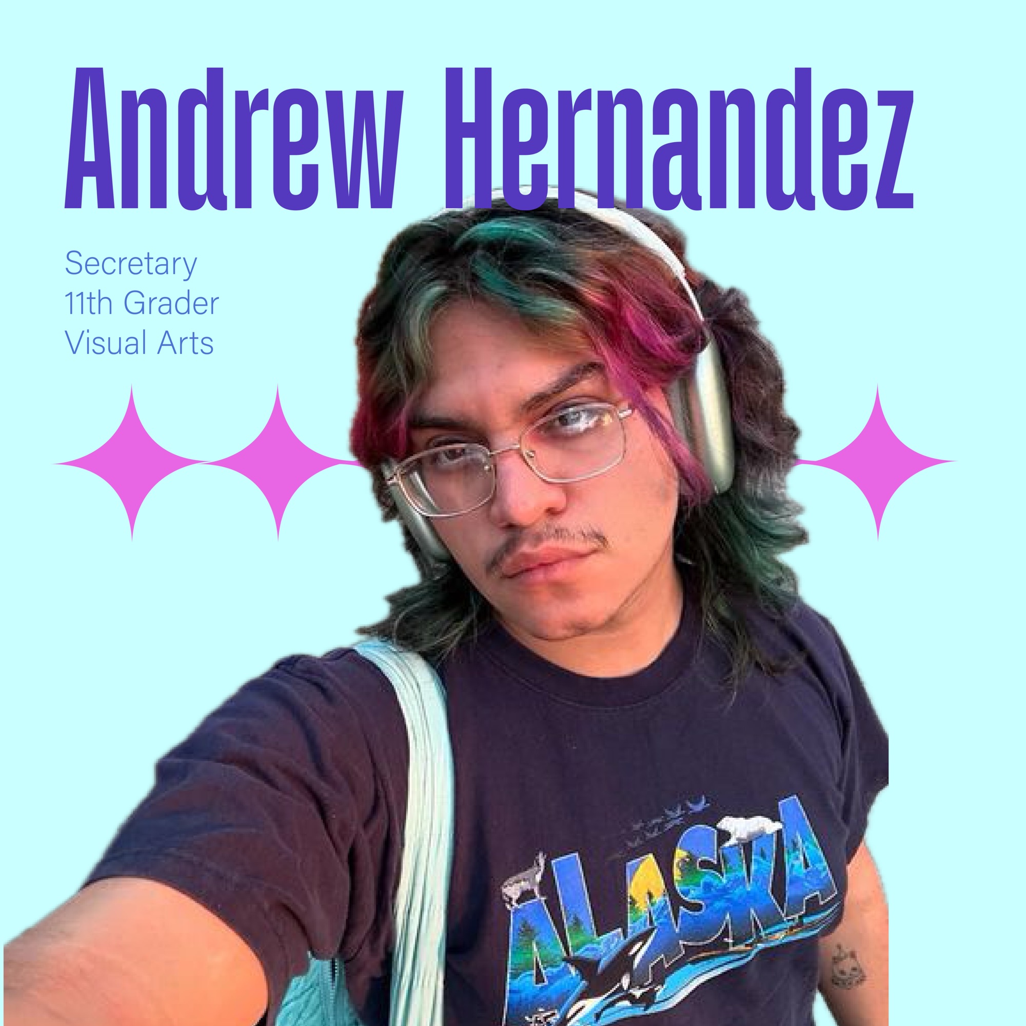 Officer introduction post for Andrew Hernandez.